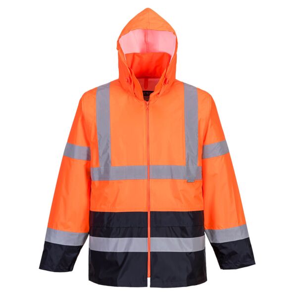 H443 - Hi-Vis Contrast Classic Rain Jacket  Thumbnail